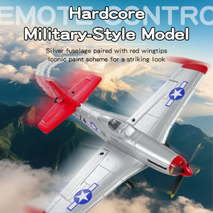 Remote-controlled P51 Mustang fighter aircraft
