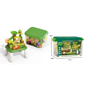103 Dinosaur Track Blocks Storage Box