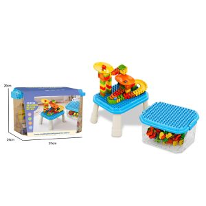 Dinosaur track building block storage box
