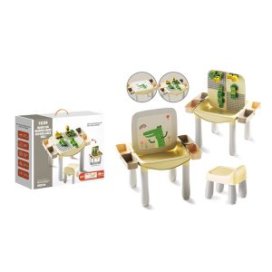 Medium building block table painting table