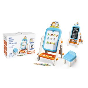 Children's double-sided drawing board easel