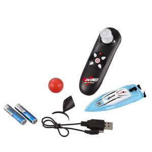 Remote-controlled racing speedboat