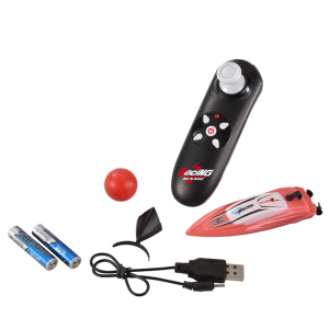 Remote-controlled racing speedboat
